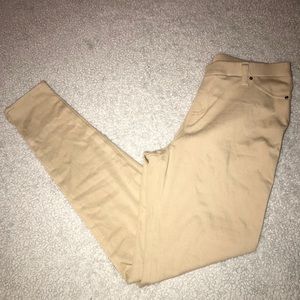 Khaki jeggings